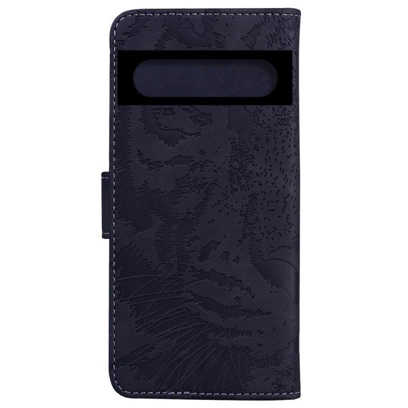 Etui Folio do Google Pixel 7 Pro Etui Na Karty Ze Sztucznej Skóry