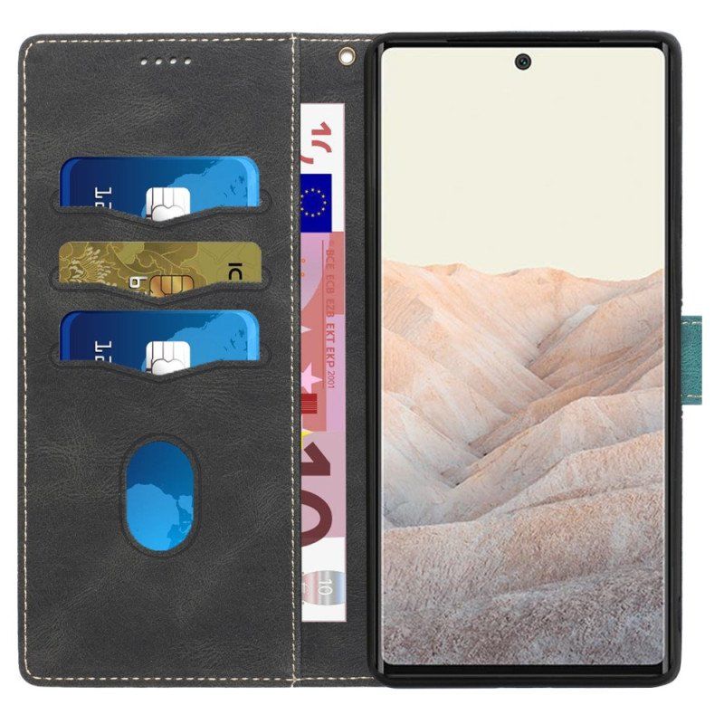 Etui Folio do Google Pixel 7A Fryz I Pasek