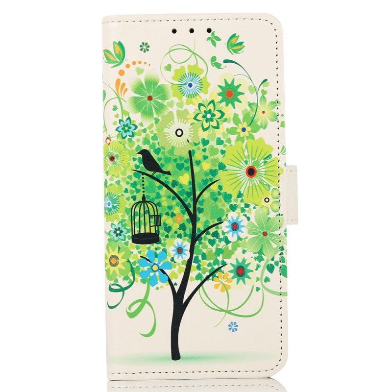 Etui Folio do Honor 50 Pro Pro Flower Tree