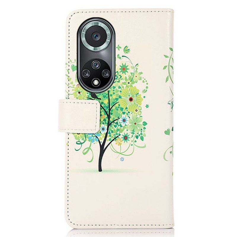 Etui Folio do Honor 50 Pro Pro Flower Tree