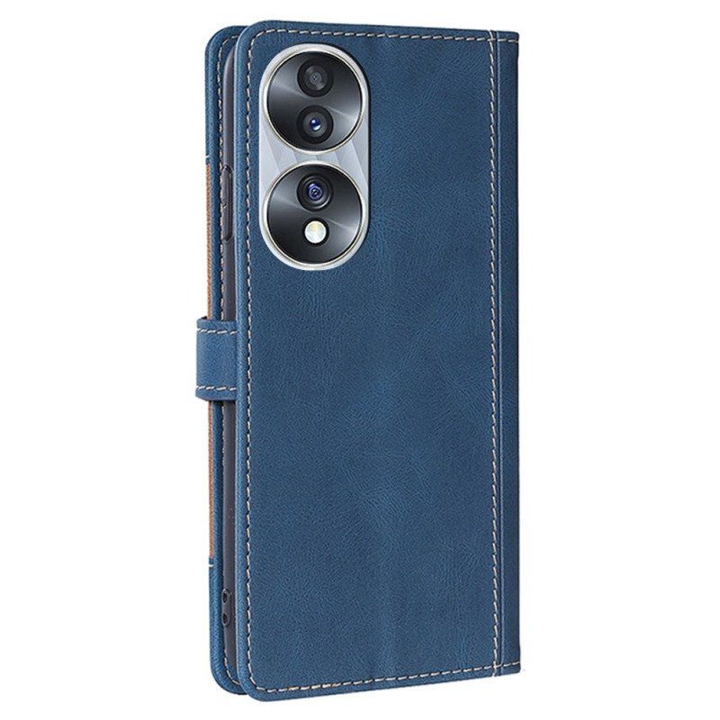 Etui Folio do Honor 70 Dwukolorowy Kwiatowy