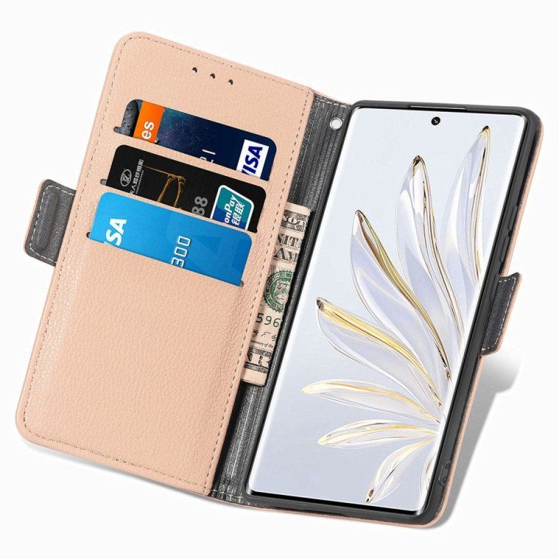 Etui Folio do Honor 70 Kwiaty 3d