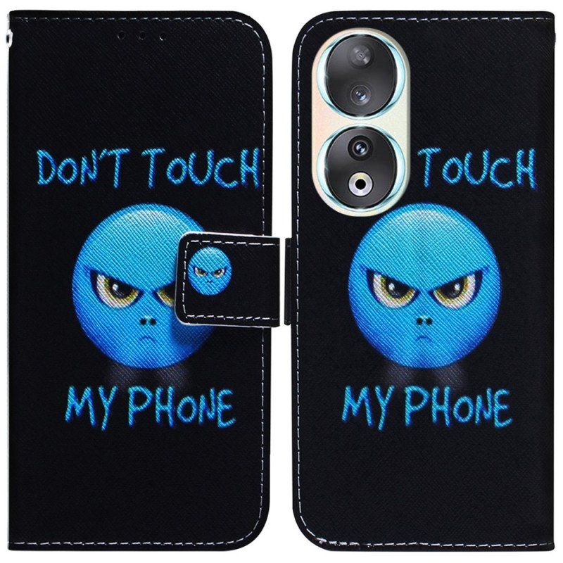 Etui Folio do Honor 90 Telefon Z Emotikonami