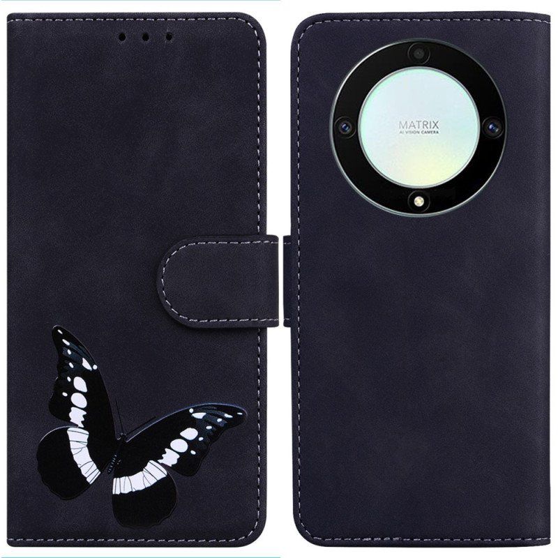 Etui Folio do Honor Magic 5 Lite Projekt Motyla