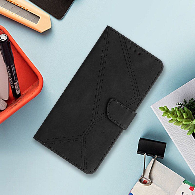 Etui Folio do Huawei P60 Pro Linia Z Efektem Skóry