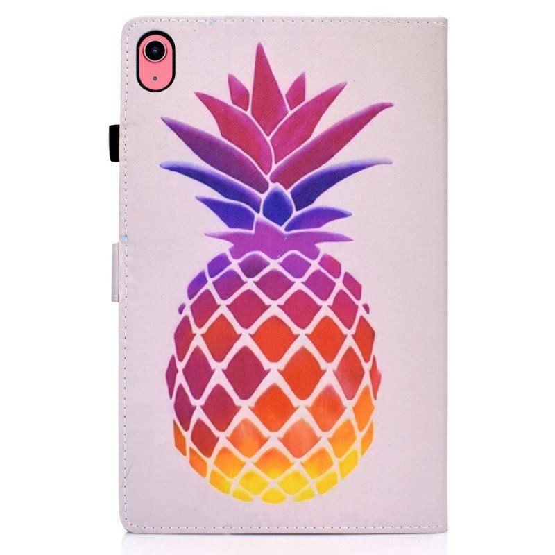 Etui Folio do iPad 10.9" (2022) Kolorowy Ananas