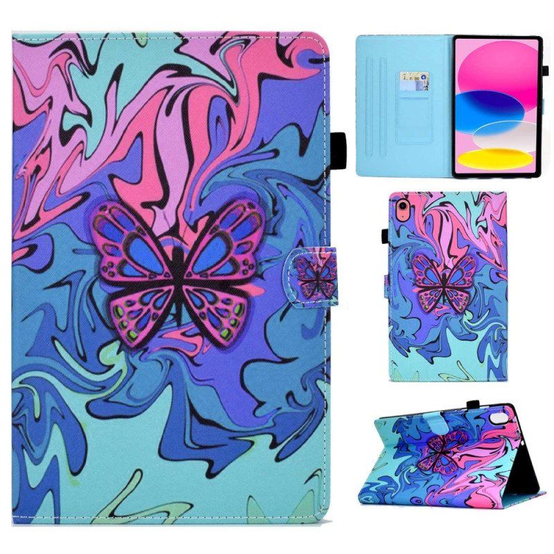 Etui Folio do iPad 10.9" (2022) Malarstwo Motyli