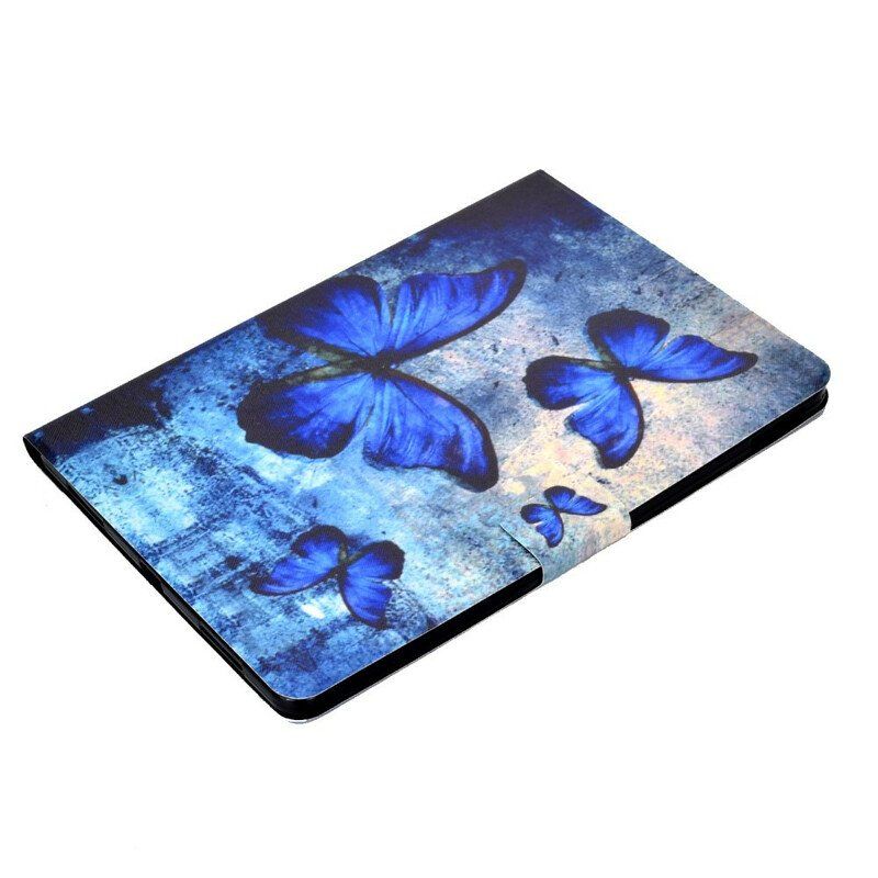 Etui Folio do iPad Pro 11" (2022) Niebieskie Motyle