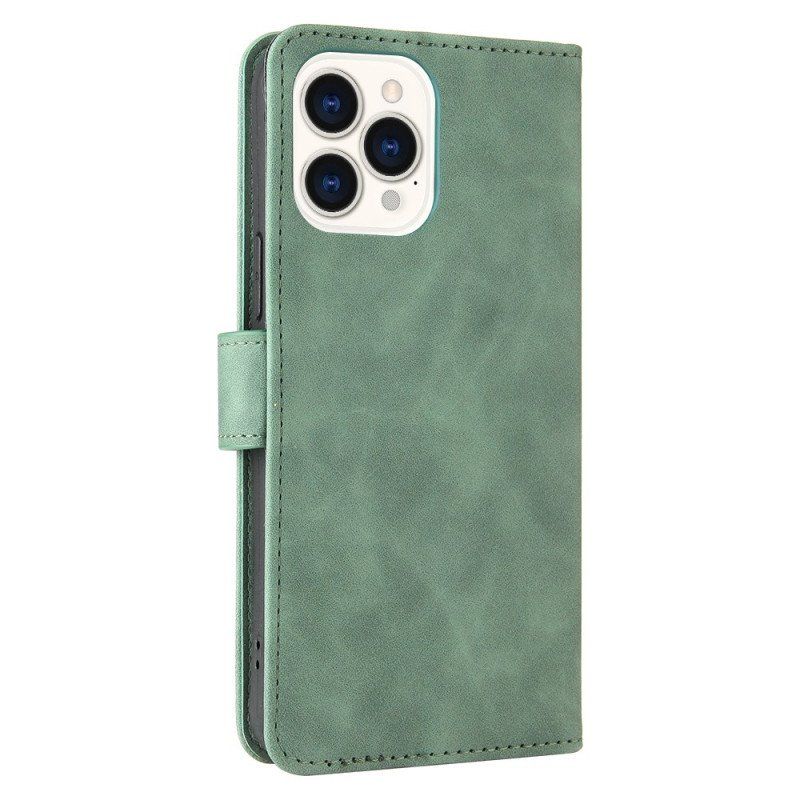 Etui Folio do iPhone 14 Plus Dotyk Skóry