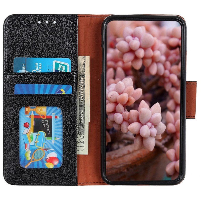 Etui Folio do iPhone 14 Plus Dwoina Skóry Nappa