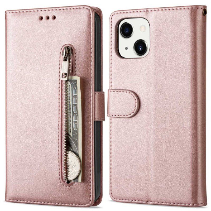 Etui Folio do iPhone 14 Plus Torebka Ze Smyczą