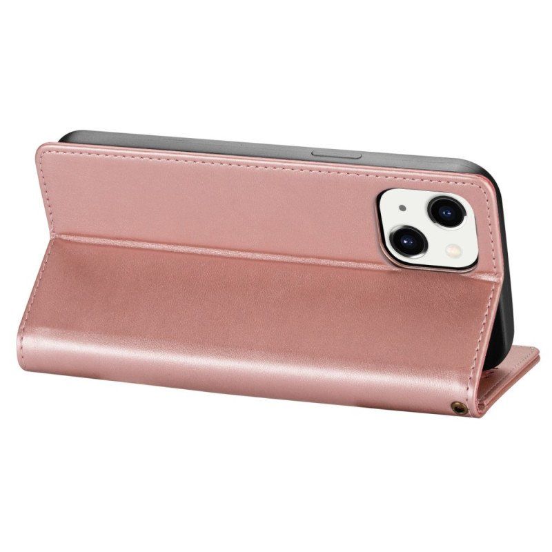 Etui Folio do iPhone 14 Plus Torebka Ze Smyczą