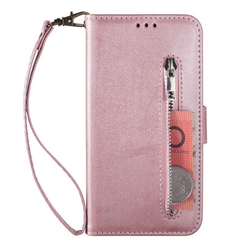 Etui Folio do iPhone 14 Plus Torebka Ze Smyczą