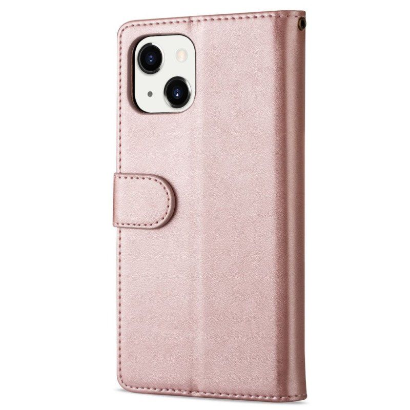 Etui Folio do iPhone 14 Plus Torebka Ze Smyczą