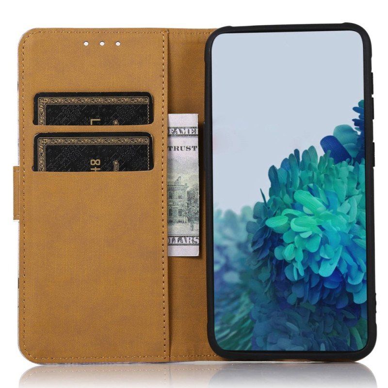 Etui Folio do iPhone 14 Pro Max Zaciekły Tygrys