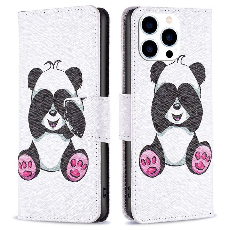 Etui Folio do iPhone 14 Pro Panda