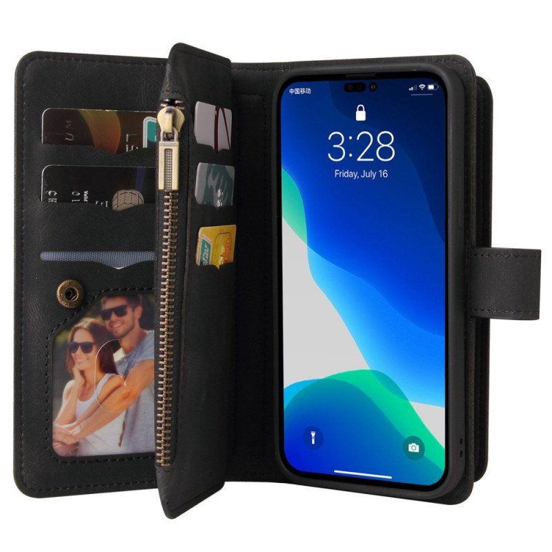 Etui Folio do iPhone 14 Pro Wielofunkcyjne Zoptymalizowane Etui Na Karty