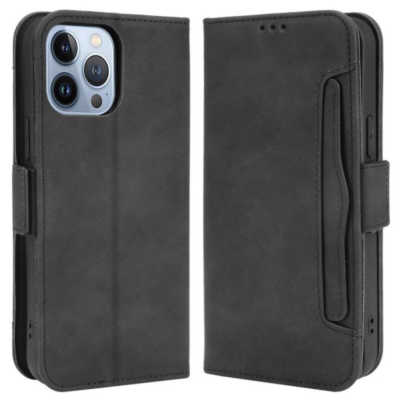 Etui Folio do iPhone 14 Pro Wielokartowa Klasa Premier