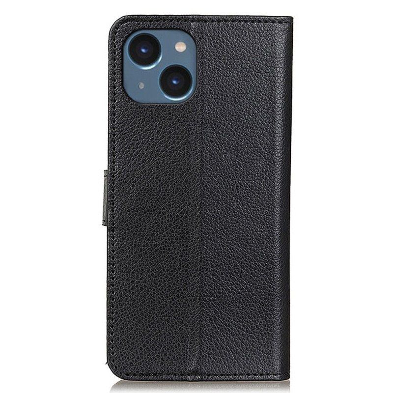 Etui Folio do iPhone 14 Tradycyjnie Liczi