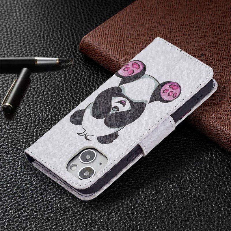 Etui Folio do iPhone 15 Panda