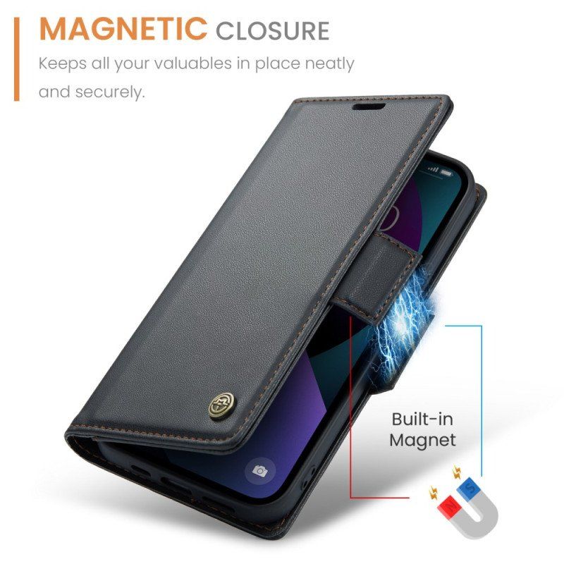 Etui Folio do iPhone 15 Plus Skórzany Styl Caseme