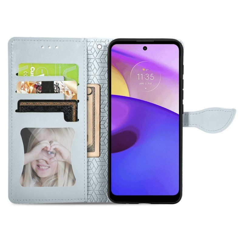 Etui Folio do Moto E40 / E30 / E20 Plemienne Liście