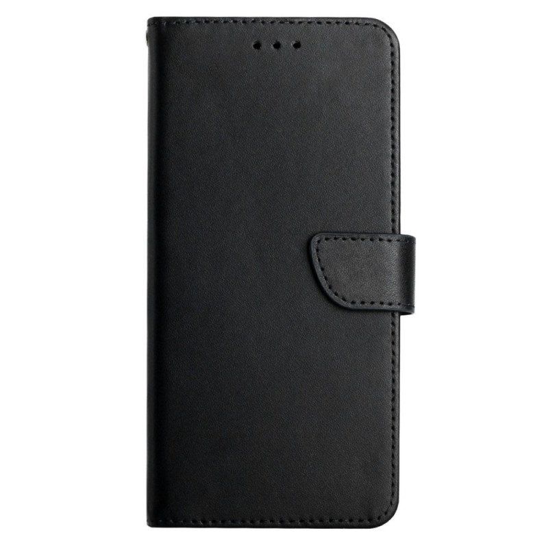 Etui Folio do Moto E40 / E30 / E20 Prawdziwa Skóra Nappa