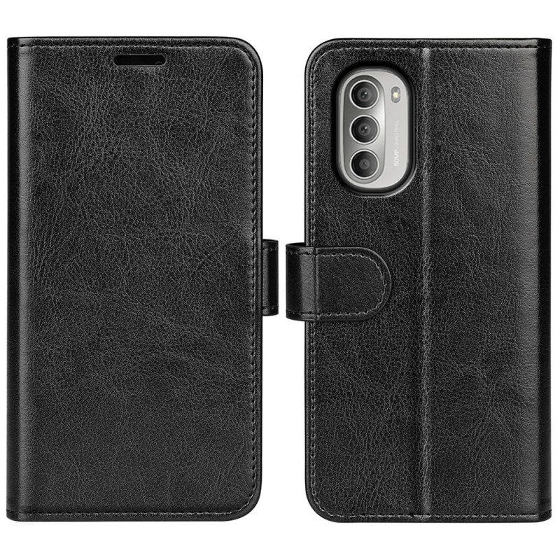 Etui Folio do Moto G51 5G Designerski Efekt Skóry