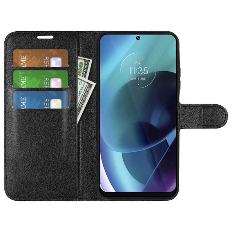 Etui Folio do Moto G71 5G Klasyczny