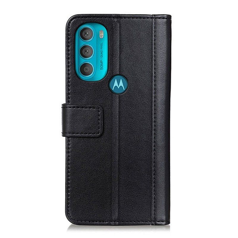 Etui Folio do Moto G71 5G Wersja Kolorowa Z Efektem Skóry