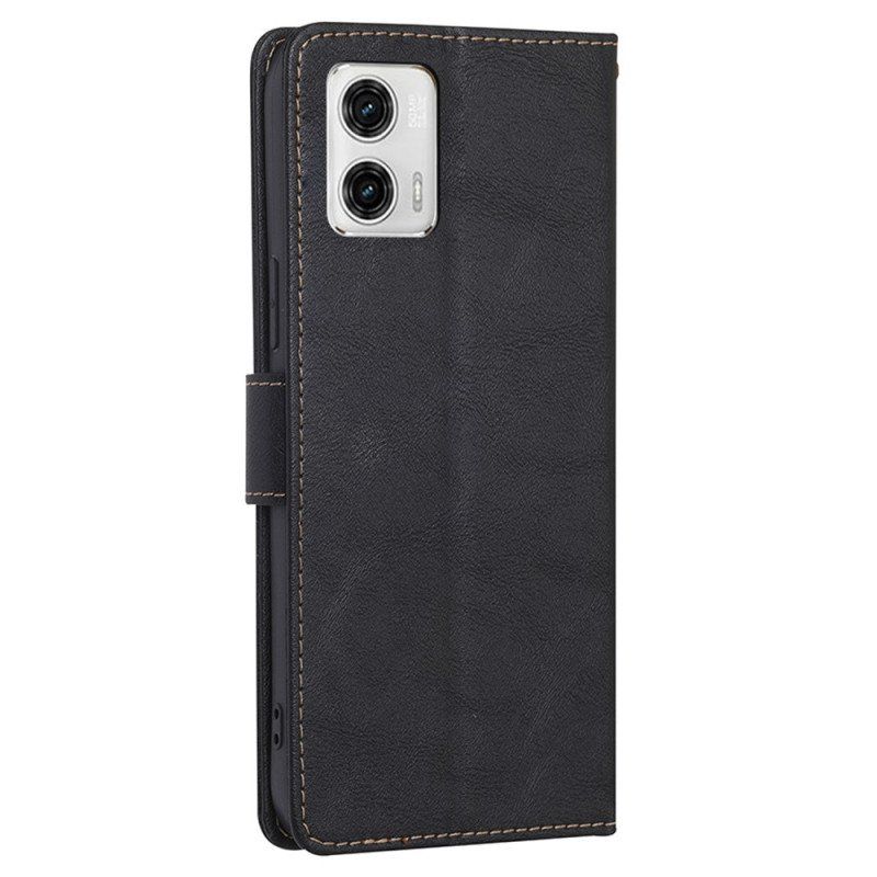 Etui Folio do Moto G73 5G Klasyczny Rfid