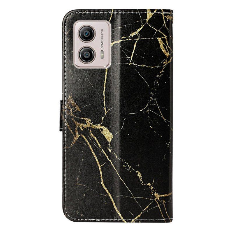 Etui Folio do Moto G73 5G Marmur