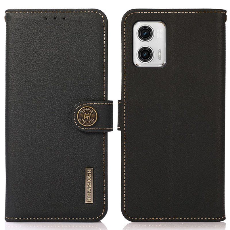 Etui Folio do Moto G73 5G Pasek Rfid Khazneh