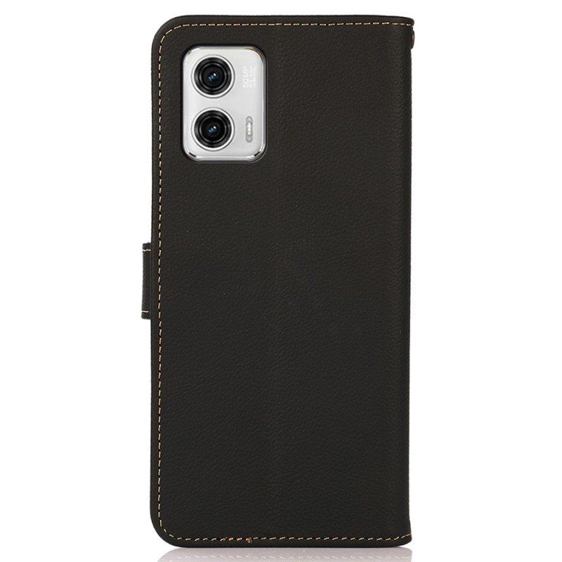 Etui Folio do Moto G73 5G Pasek Rfid Khazneh