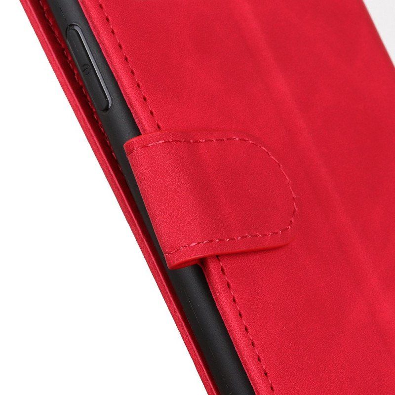 Etui Folio do OnePlus 10 Pro 5G Matowy Efekt Skóry Vintage Khazneh