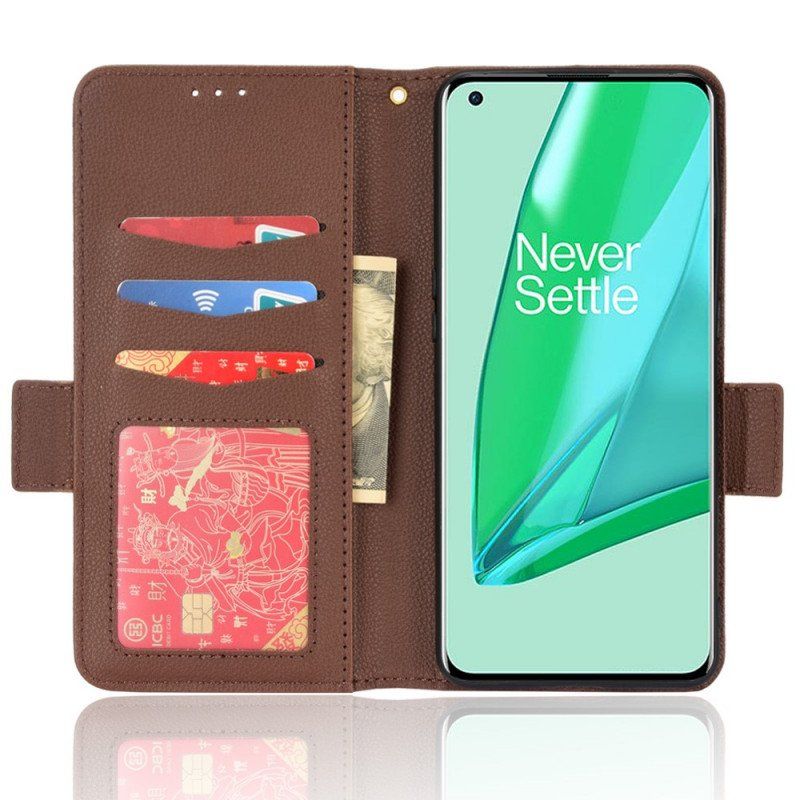 Etui Folio do OnePlus 10 Pro 5G Skórzany Futerał Flap Double Litchi Nowe Kolory