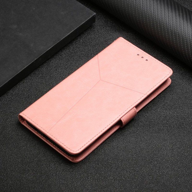 Etui Folio do OnePlus 10 Pro 5G Stylowa Skórzana Konstrukcja Geo Y