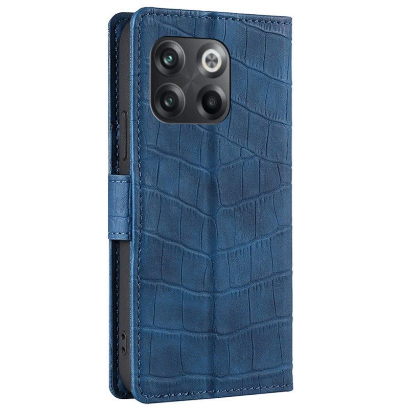 Etui Folio do OnePlus 10T 5G Krokodyl