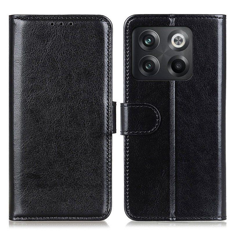 Etui Folio do OnePlus 10T 5G Sztuczna Skóra Lakierowana