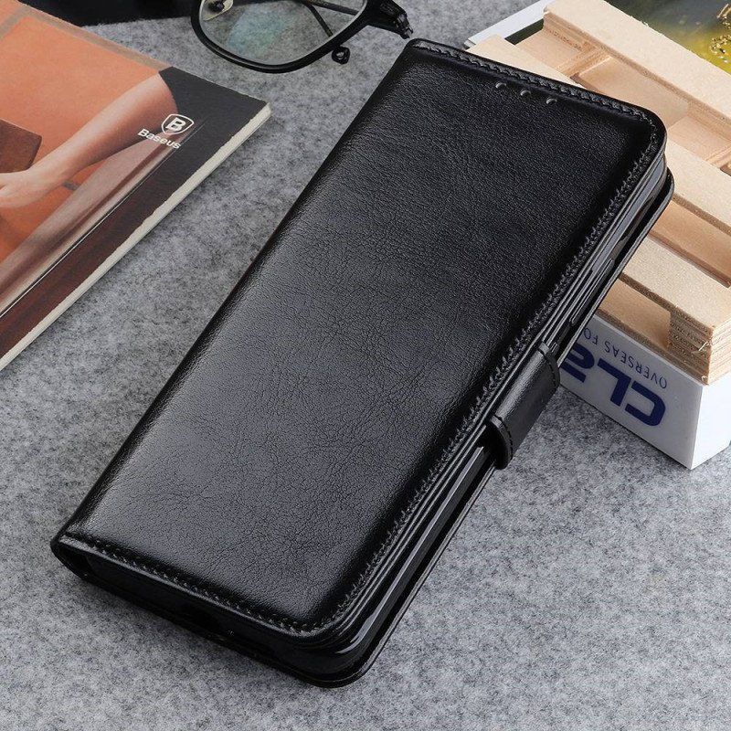 Etui Folio do OnePlus 10T 5G Sztuczna Skóra Lakierowana