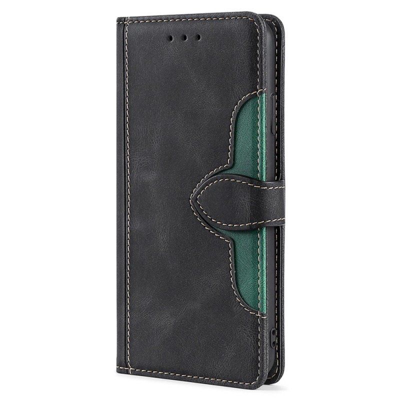 Etui Folio do OnePlus 11 5G Dwukolorowy Kwiatowy