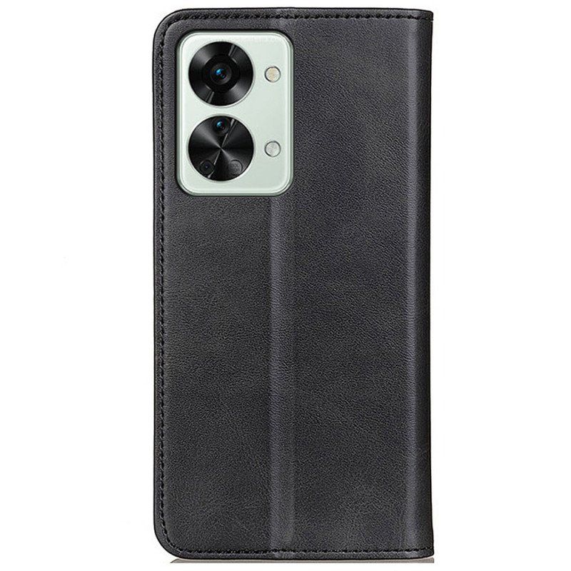 Etui Folio do OnePlus Nord 2T 5G Dwoina Skóry