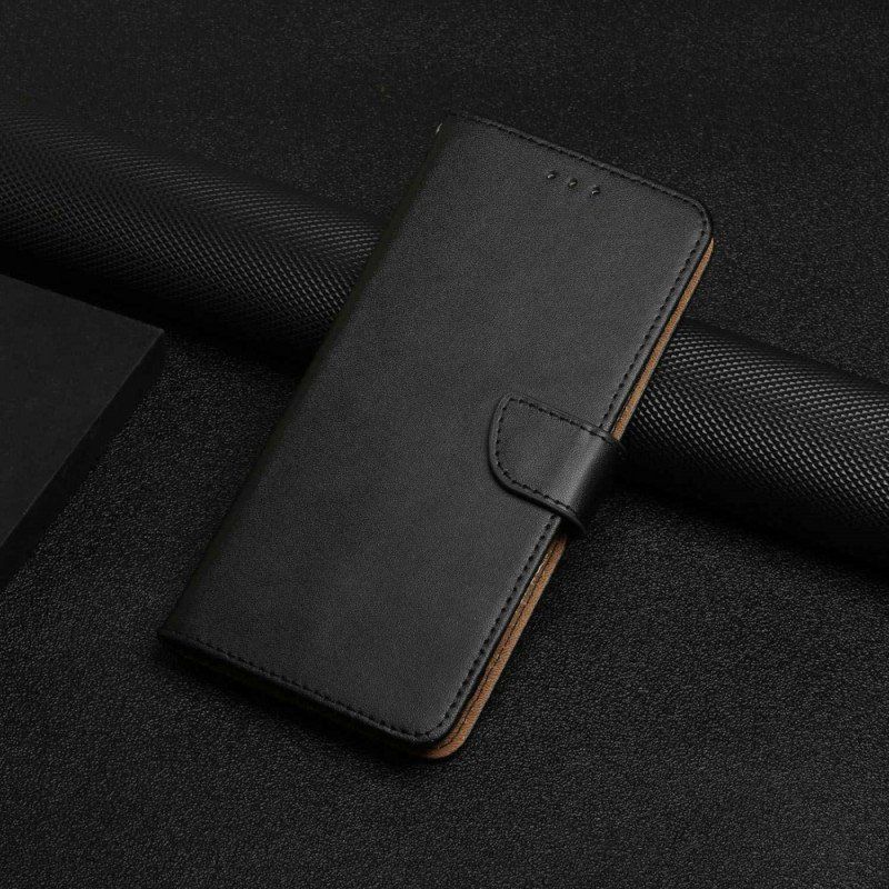 Etui Folio do OnePlus Nord 2T 5G Prawdziwa Skóra Nappa