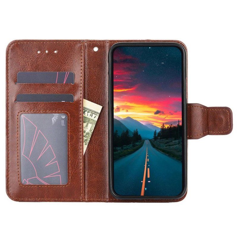 Etui Folio do OnePlus Nord 2T 5G Sztuczna Skóra W Stylu Vintage