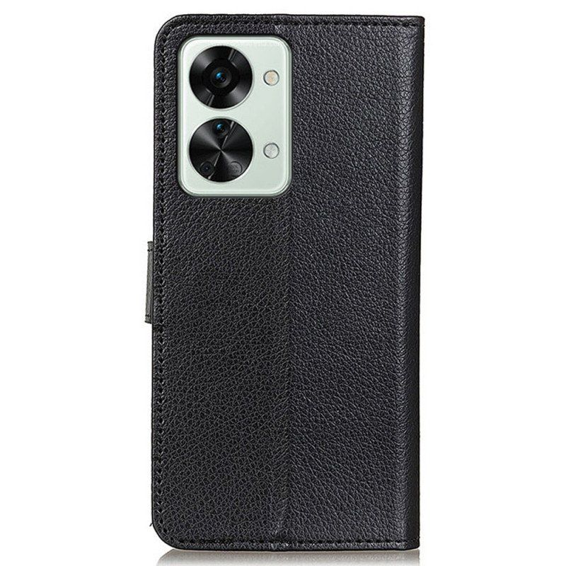 Etui Folio do OnePlus Nord 2T 5G Tradycyjna Sztuczna Skóra