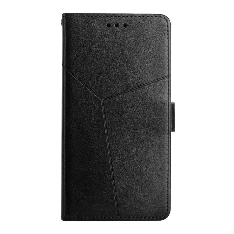 Etui Folio do OnePlus Nord 2T 5G z Łańcuch Projekt Z Paskami Y