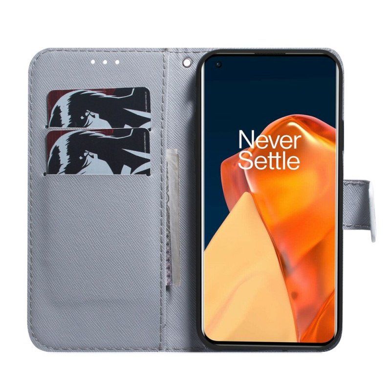 Etui Folio do OnePlus Nord CE 2 5G Biały Tygrys