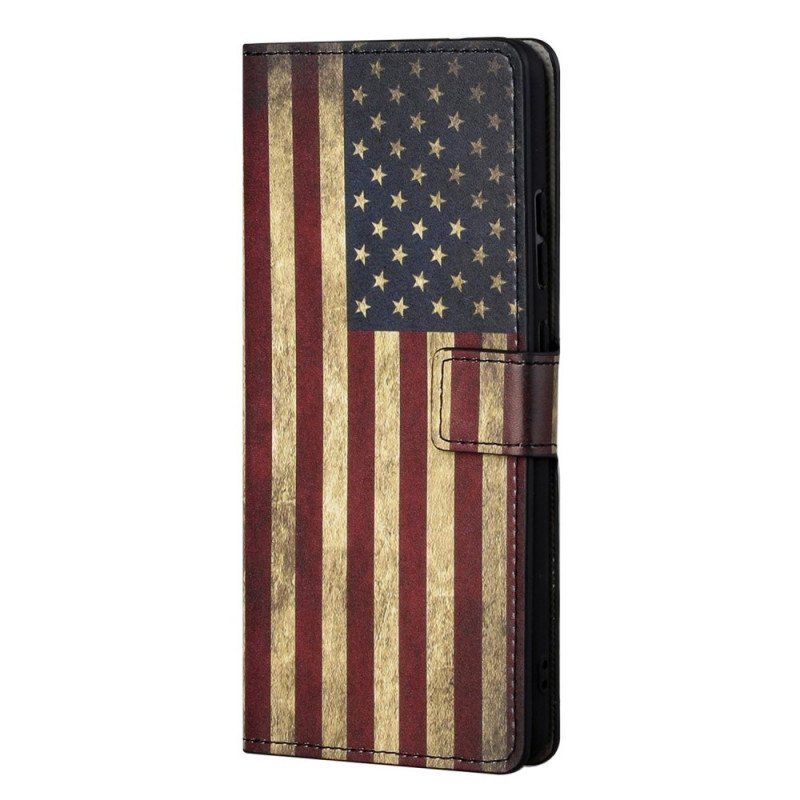 Etui Folio do OnePlus Nord CE 2 5G Flaga Ameryki