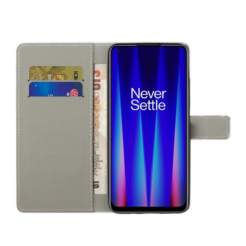 Etui Folio do OnePlus Nord CE 2 5G Gałęzie Ptaków