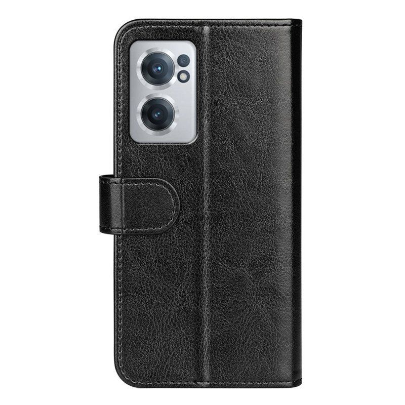 Etui Folio do OnePlus Nord CE 2 5G Klasyczna Sztuczna Skóra